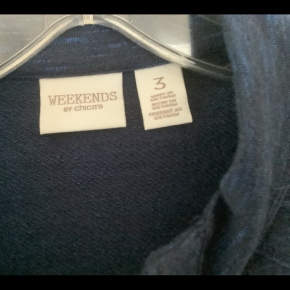 Chico’s Navy Jacket - Picture 3 of 4